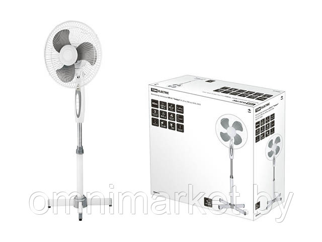Вентилятор электрический напольный ВП-01 "Тайфун", серый, TDM (В в коробке 2 шт. Цена указана за 1 шт.) - фото 1 - id-p184708302