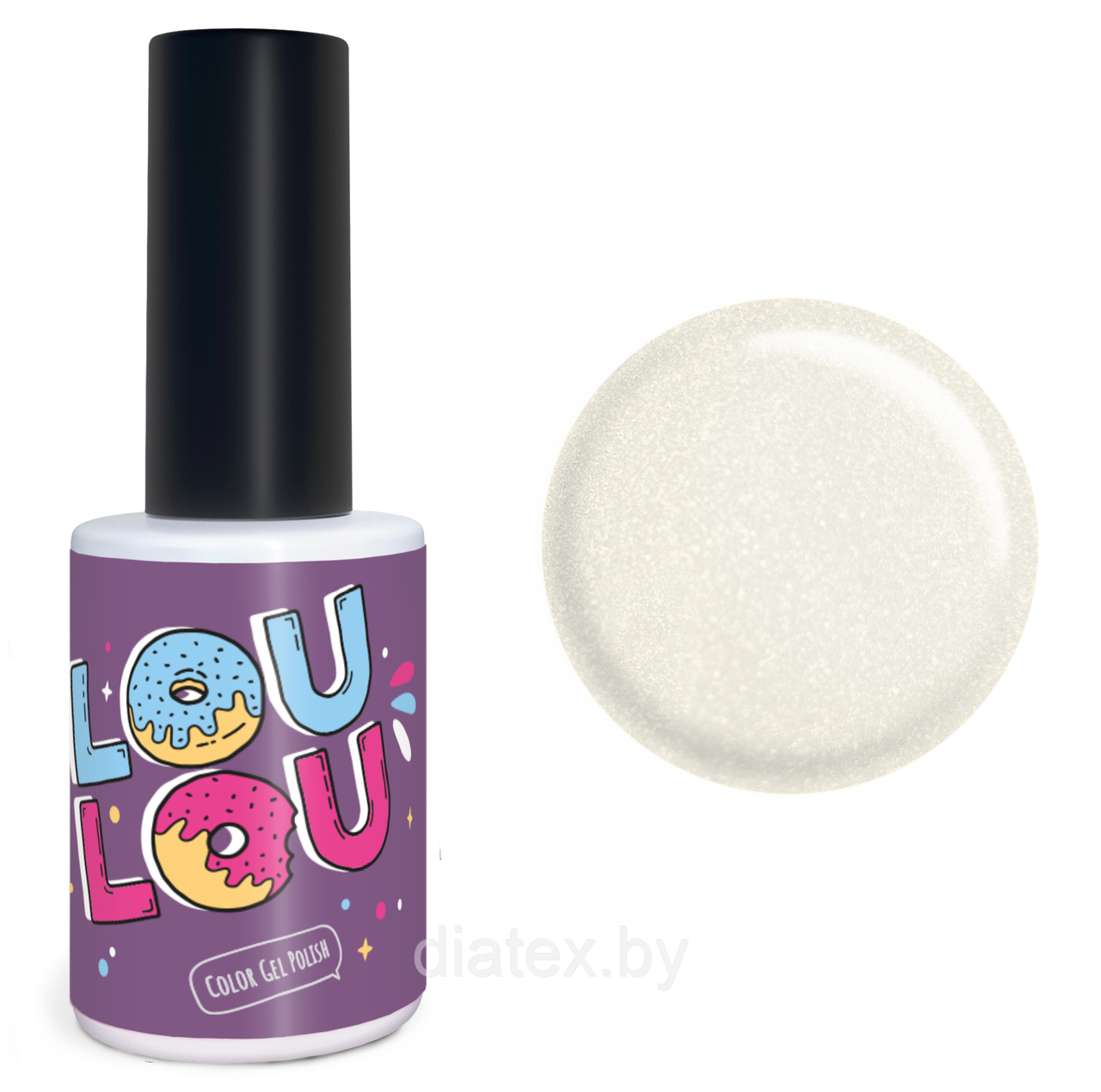 Гель-лак LouLou “i02” молочное золото aurora (10мл.)