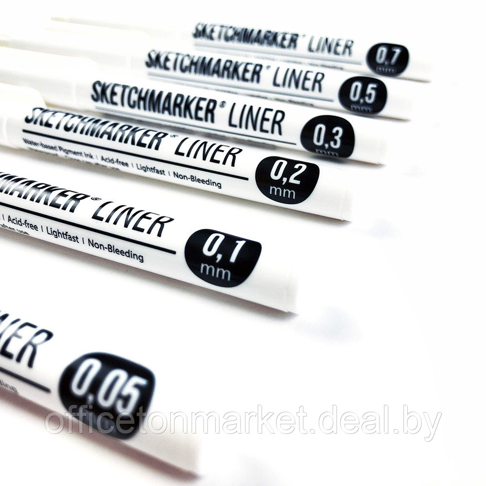 Ручка капиллярная "Sketchmarker", 0.05 мм, черный - фото 3 - id-p184704335