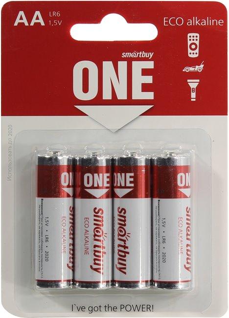 Smartbuy SOBA-2A04B-Eco, Size"AA", 1.5V, щелочной (alkaline) уп. 4 шт