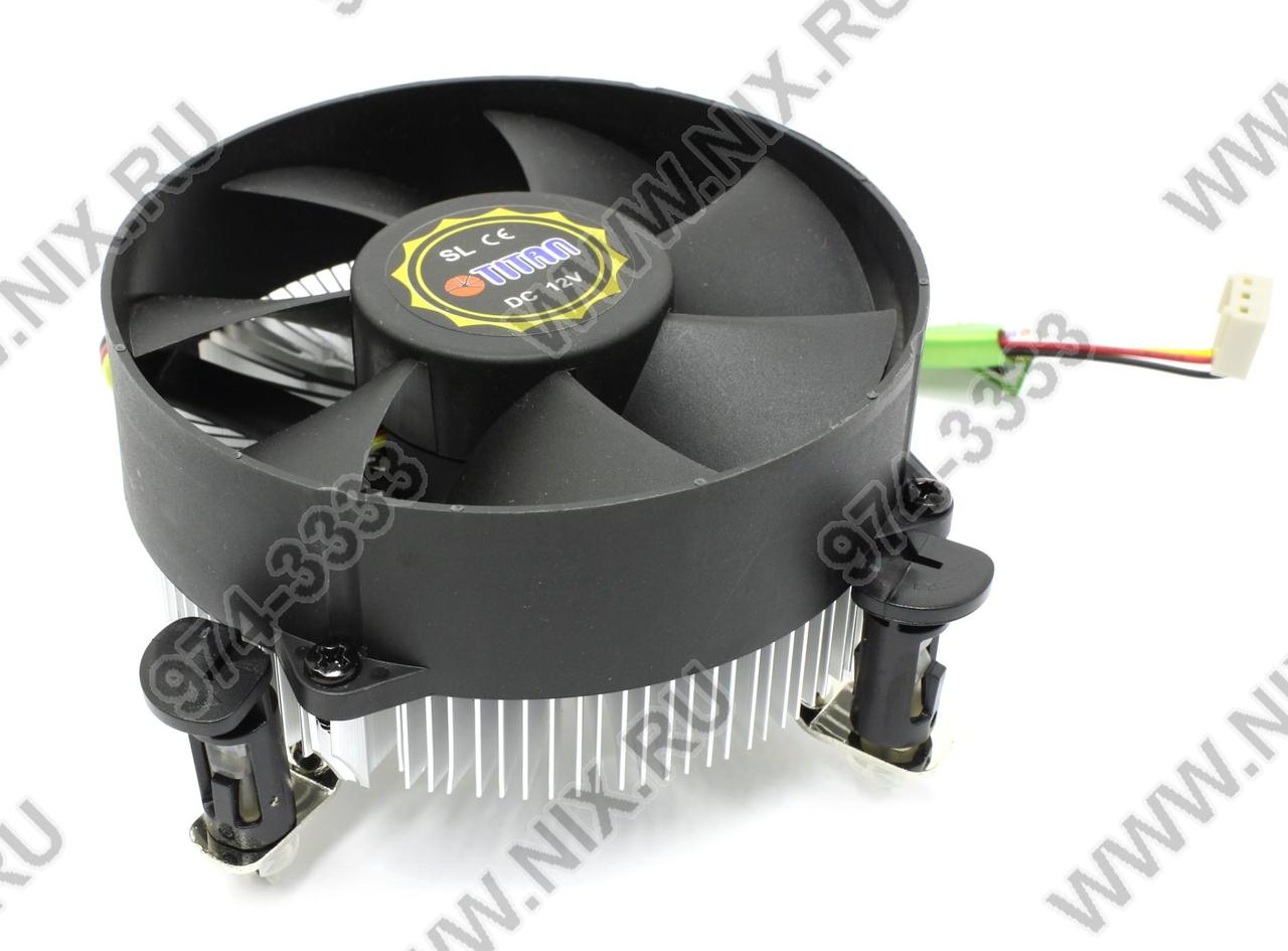 TITAN DC-156V925X/R Cooler (1155, 27дБ, 2200 об/мин, Al)