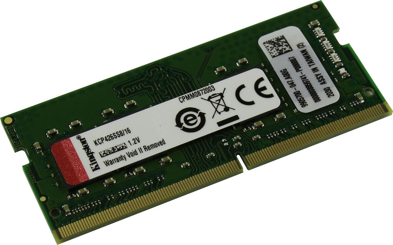 Kingston KCP426SS8/16 DDR4 SODIMM 16Gb PC4-21300 (for NoteBook)