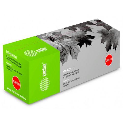 Картридж Cactus CS-C051H Black для Canon LBP 162dw/MF 264dw/267d