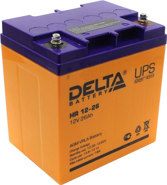 Аккумулятор Delta HR 12-26 (12V, 26Ah) для UPS