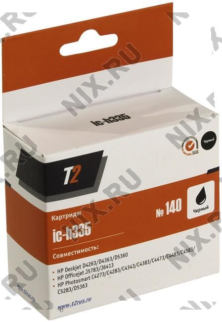 Картридж T2 ic-h335 (№140) Black для HP DJ D4263/4363/5360,OJ J5783/6413, PS C4273/4283/4343/4383/4473