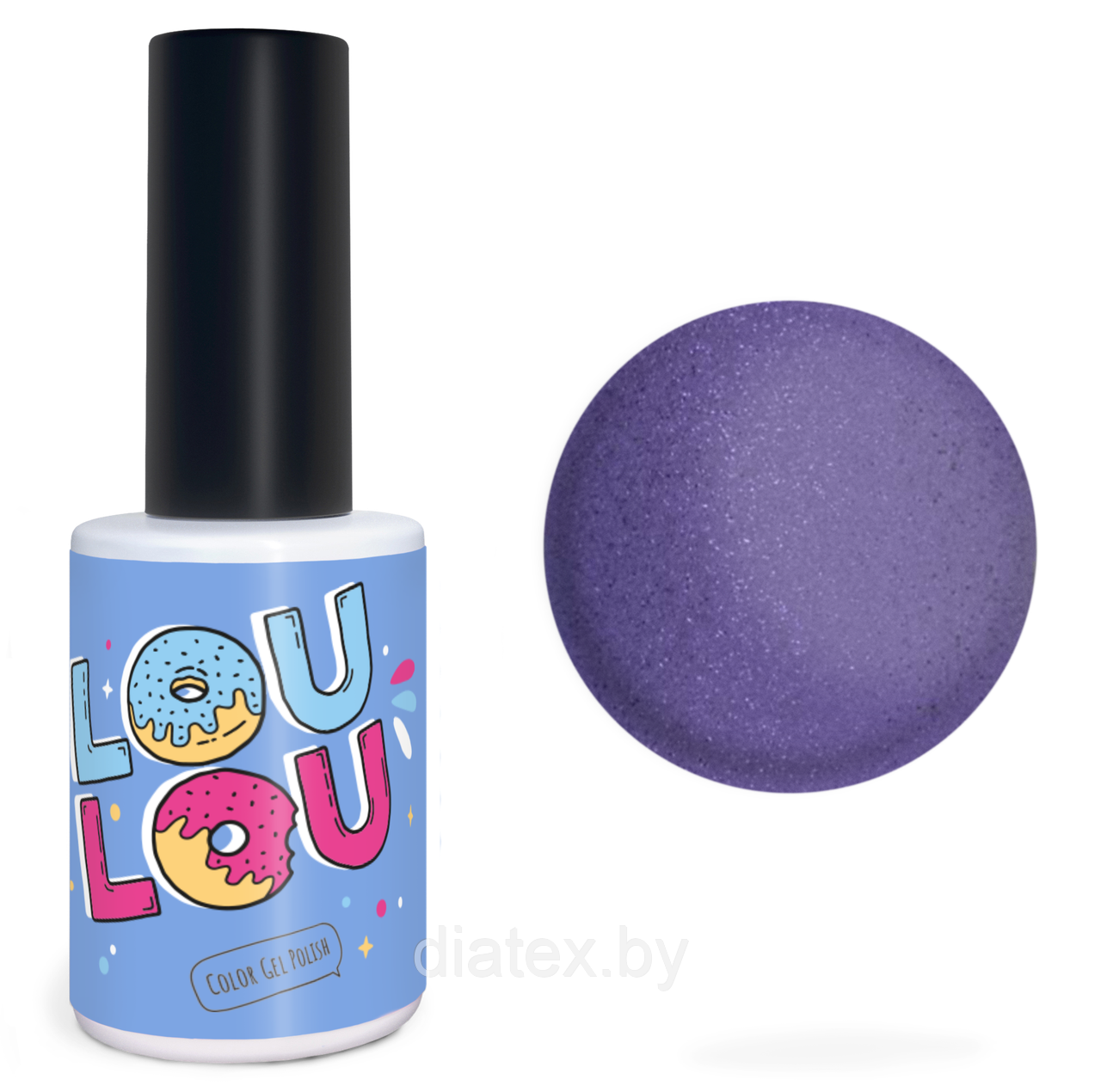 Гель-лак LOULOU “wm6” фиолетовый сапфир (10мл.)