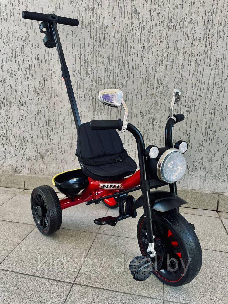 Детский велосипед трехколесный TRIKE Formula F9R фара со световыми и звузовыми эффектами - фото 1 - id-p181663992