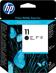 Печатающая головка-картридж HP 11 (C4810A), Черный