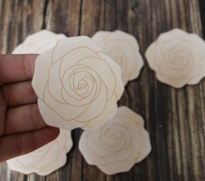 Заготовка деревянная "Бутон розы" - фото 1 - id-p184718267