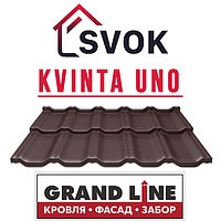 Модульная металлочерепица Kvinta Uno 0,5 Satin