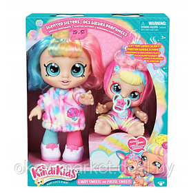 Игровой набор Kindi Kids сестрички с ароматом сахарной ваты 50256