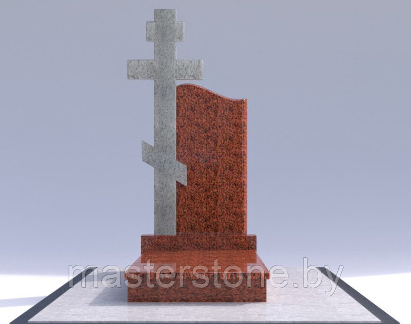 Памятник с крестом №14 - фото 3 - id-p184718371
