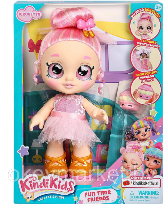 Кукла Kindi Kids Пируэтта с аксессуарами, 39071