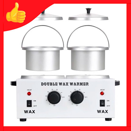 Воскоплав двойной Double Wax Warmer (разогреватель воска), фото 2