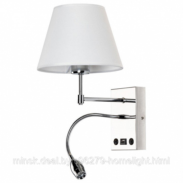 Бра с подсветкой Arte Lamp Elba A2581AP-2CC - фото 1 - id-p184718812