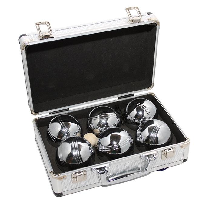 Петанк (Бочче), 6 шаров в алюминиевом кейсе. Спортивная игра - фото 1 - id-p181227664