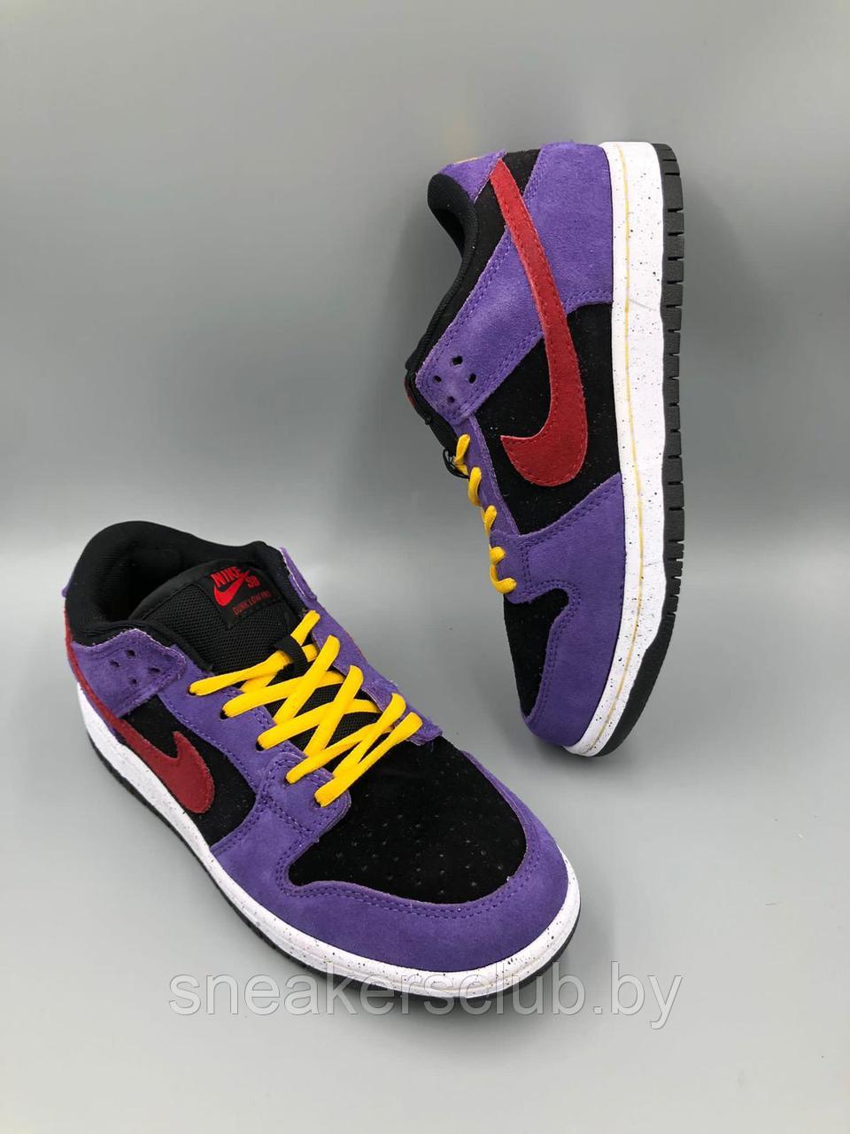 Кроссовки мужские Nike SB черно-фиолетовые