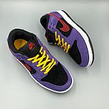 Кроссовки мужские Nike SB черно-фиолетовые, фото 3