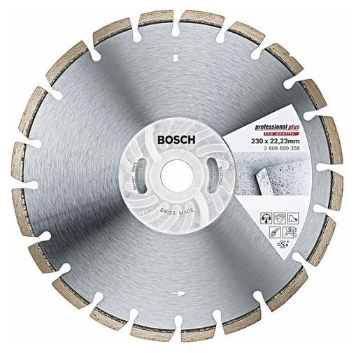 Круг алмазный BOSCH 230-23-2223 BPP по бетону Professional Plus (2608600358) Bosch - фото 1 - id-p184723446