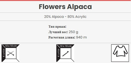 Flowers Alpaca (Флаверс алпака), фото 2