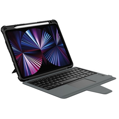 Чехол клавиатура Nillkin Bumper Combo Keyboard Case Черный для Apple iPad Air (2020) - фото 1 - id-p184733449