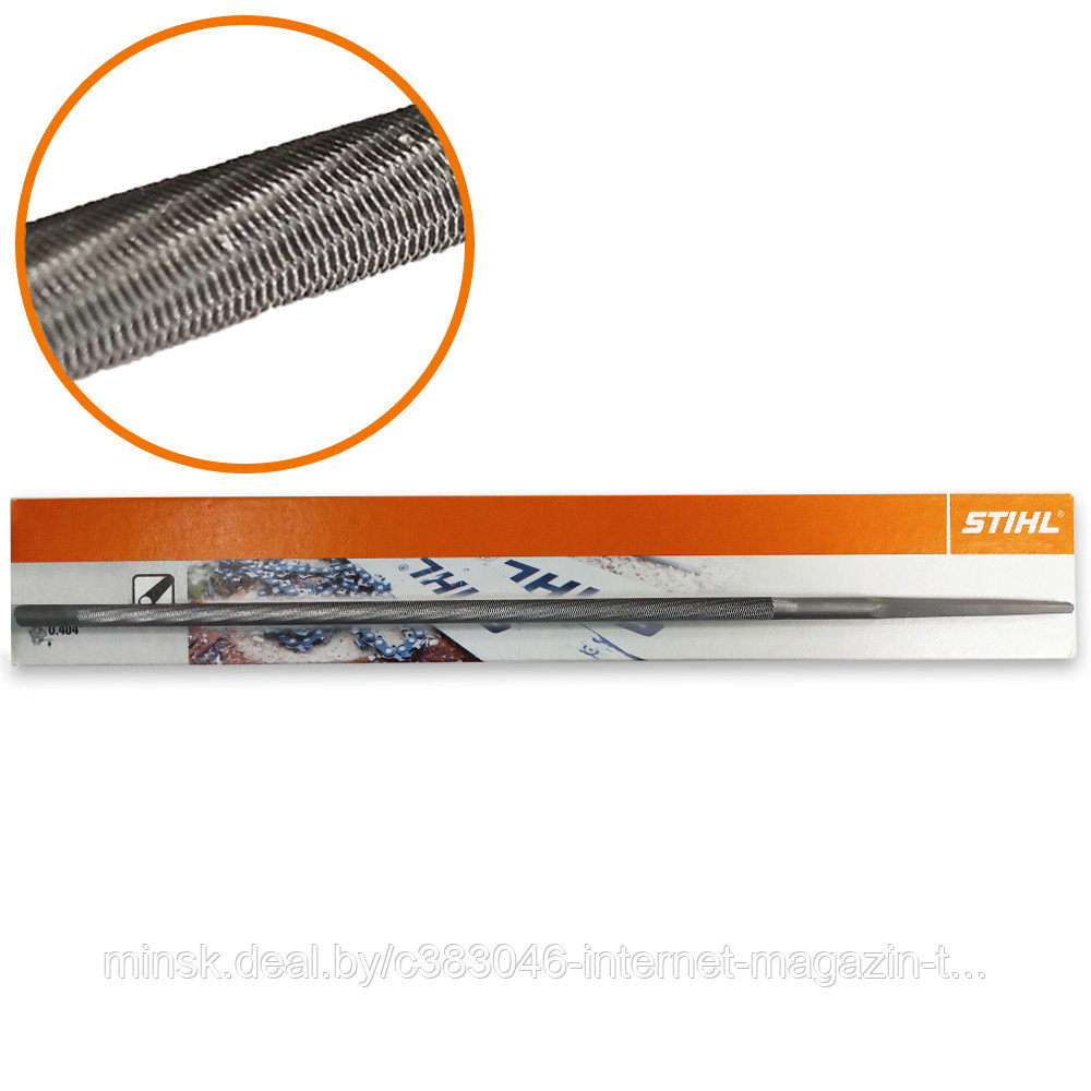 Напильник 5,5 х 200 мм для заточки пильной цепи STIHL (56057715506) - фото 1 - id-p184735925