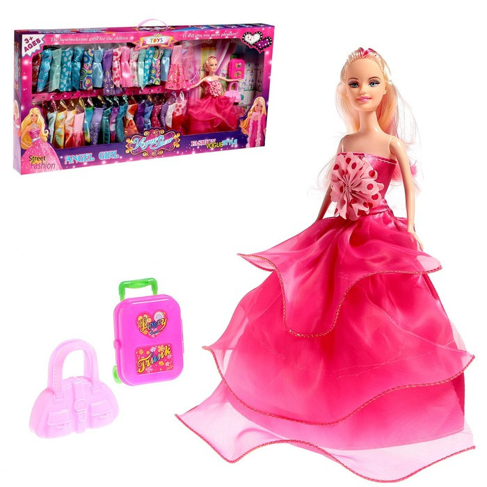 Кукла-модель «Дебра» с набором платьев, с аксессуарами, МИКС - фото 2 - id-p182832355