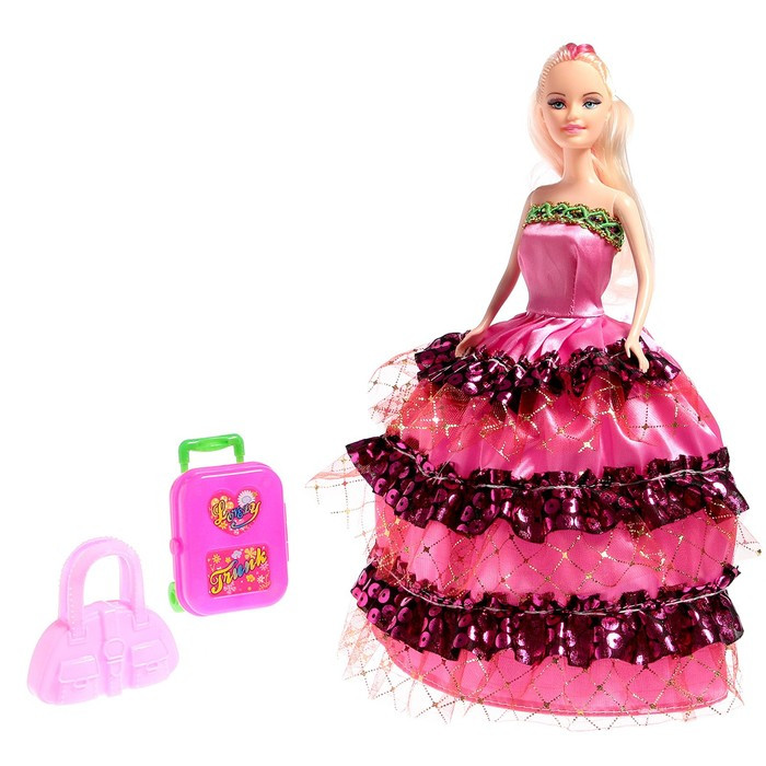 Кукла-модель «Дебра» с набором платьев, с аксессуарами, МИКС - фото 3 - id-p182832355