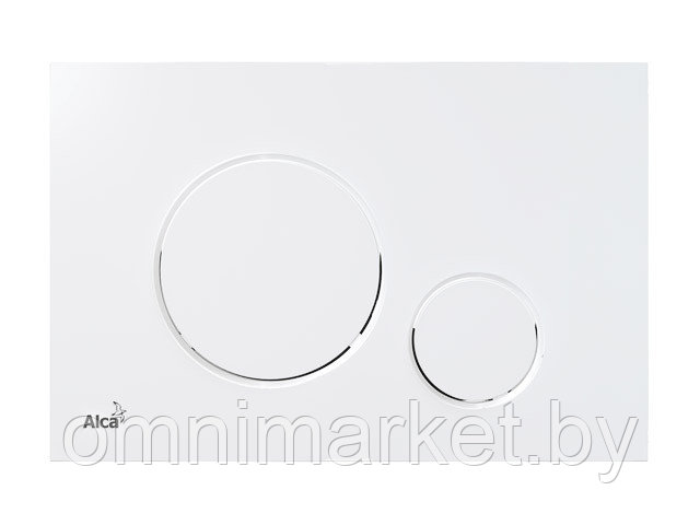 Кнопка управления для систем инсталляции (Белая), Alcaplast - фото 1 - id-p184752756