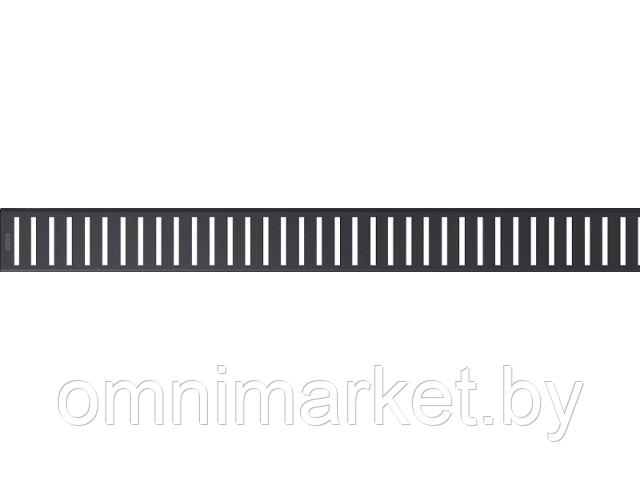 Решетка для водоотводящего желоба, черный-мат, PURE-750BLACK, Alcaplast - фото 1 - id-p184753068