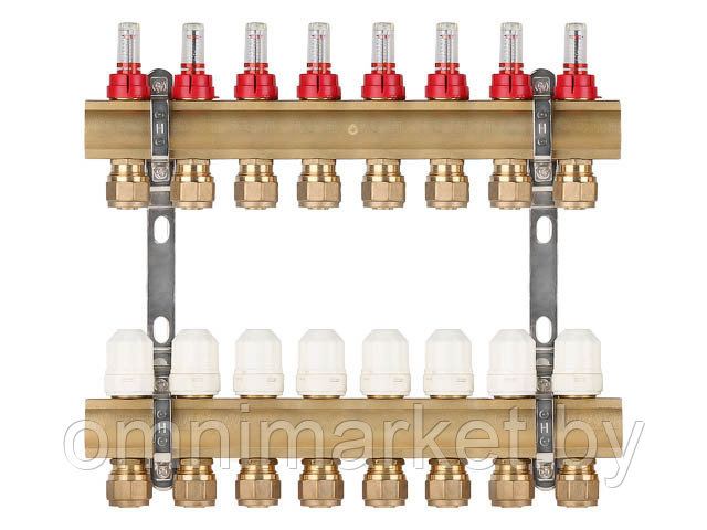 Коллекторная группа AVE777, 8 вых. AV Engineering (PRO серия Для теплого пола и водоснабжения)