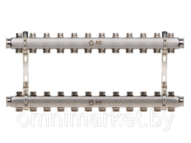 Коллекторная группа AVE162, 12 вых. AV Engineering (PRO серия Для отопления (радиаторы))