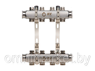 Коллекторная группа AVE162, 4 вых. AV Engineering (PRO серия Для отопления (радиаторы))