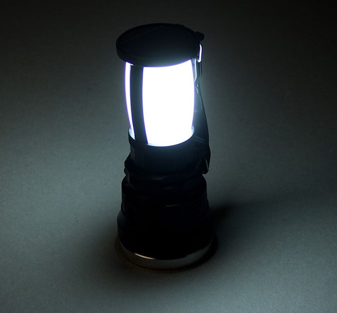 Фонарь кемпинговый ручной "Мега" 3 LED диода (аккумуляторный). - фото 7 - id-p184750686