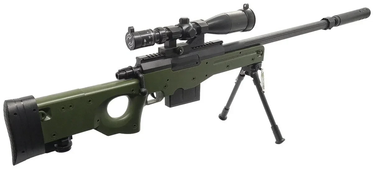 Игрушечная снайперская винтовка СВД снайперка пневматическая с оптическим прицелом (приближает) 110 см - фото 1 - id-p184755843