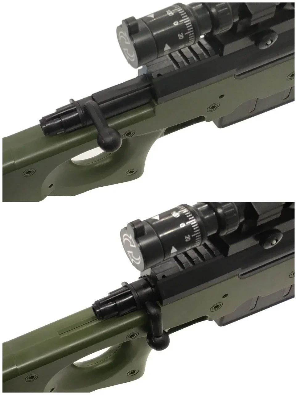 Игрушечная снайперская винтовка СВД снайперка пневматическая с оптическим прицелом (приближает) 110 см - фото 2 - id-p184755843
