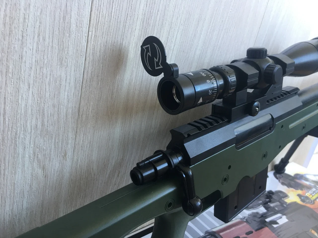 Игрушечная снайперская винтовка СВД снайперка пневматическая с оптическим прицелом (приближает) 110 см - фото 6 - id-p184755843