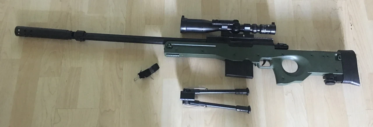 Игрушечная снайперская винтовка СВД снайперка пневматическая с оптическим прицелом (приближает) 110 см - фото 8 - id-p184755843