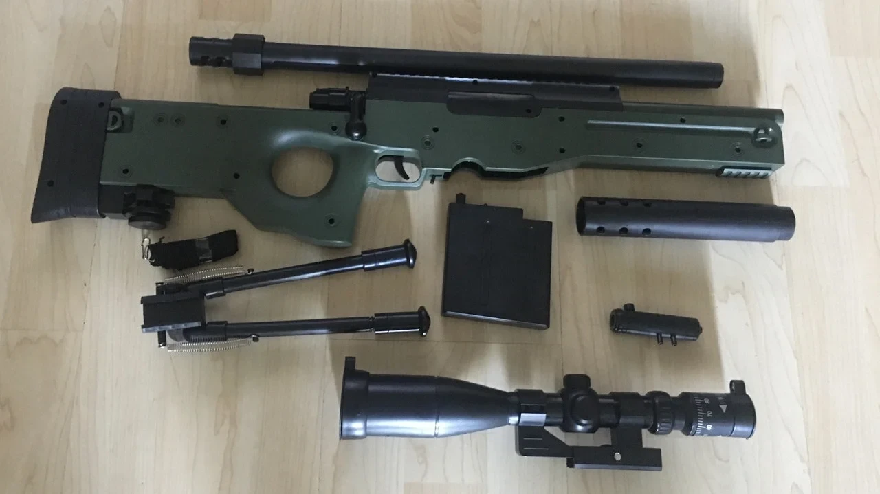 Игрушечная снайперская винтовка СВД снайперка пневматическая с оптическим прицелом (приближает) 110 см - фото 9 - id-p184755843
