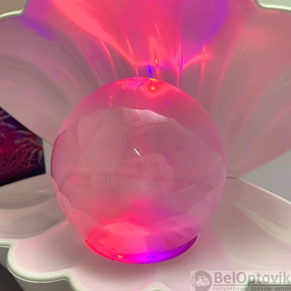 Ночник - светильник Сокровища моря Clam Shell Lamp (ракушка с жемчужиной) - фото 9 - id-p184757294