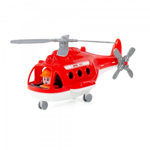 Детская игрушка вертолет пожарный "Альфа" (в коробке) арт. 68651 Полесье - фото 2 - id-p184757320