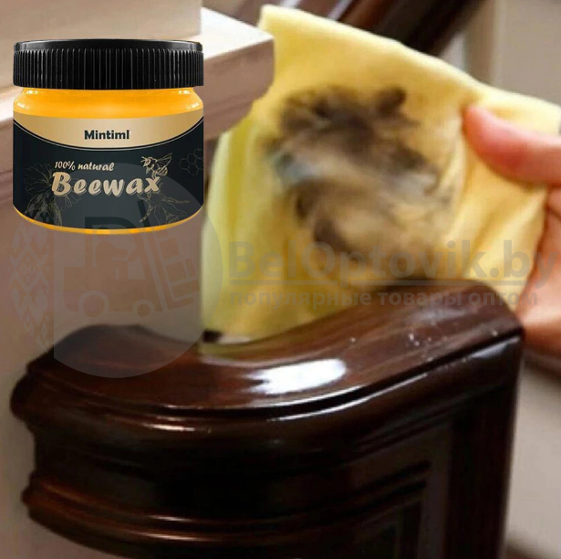 Полироль для деревянной мебели (древесины) Beewax на пчелином воске, 80 гр. - фото 6 - id-p179625770