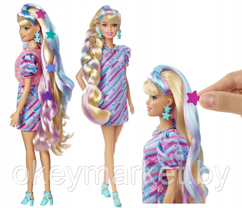 Кукла Barbie Totally Hair Doll HCM88, фото 2