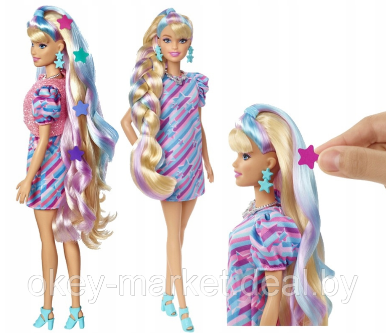Кукла Barbie Totally Hair Doll HCM88 - фото 1 - id-p184763331