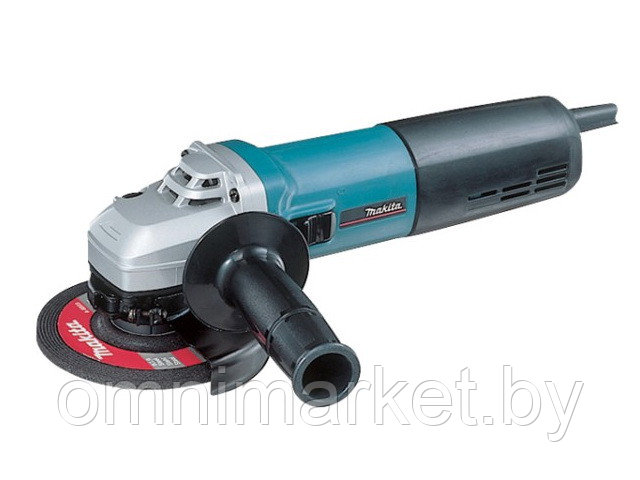 Одноручная углошлифмашина MAKITA 9562 CH в кор. (1200 Вт, диск 125х22 мм, плавный пуск)