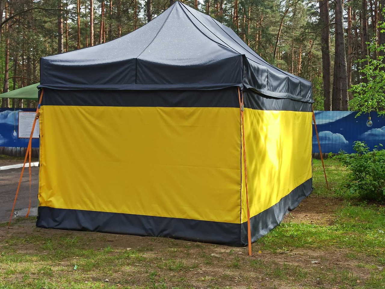 Палатка-шатер ,трансформер размер 3х6 м (цвет любой) - фото 5 - id-p84791370