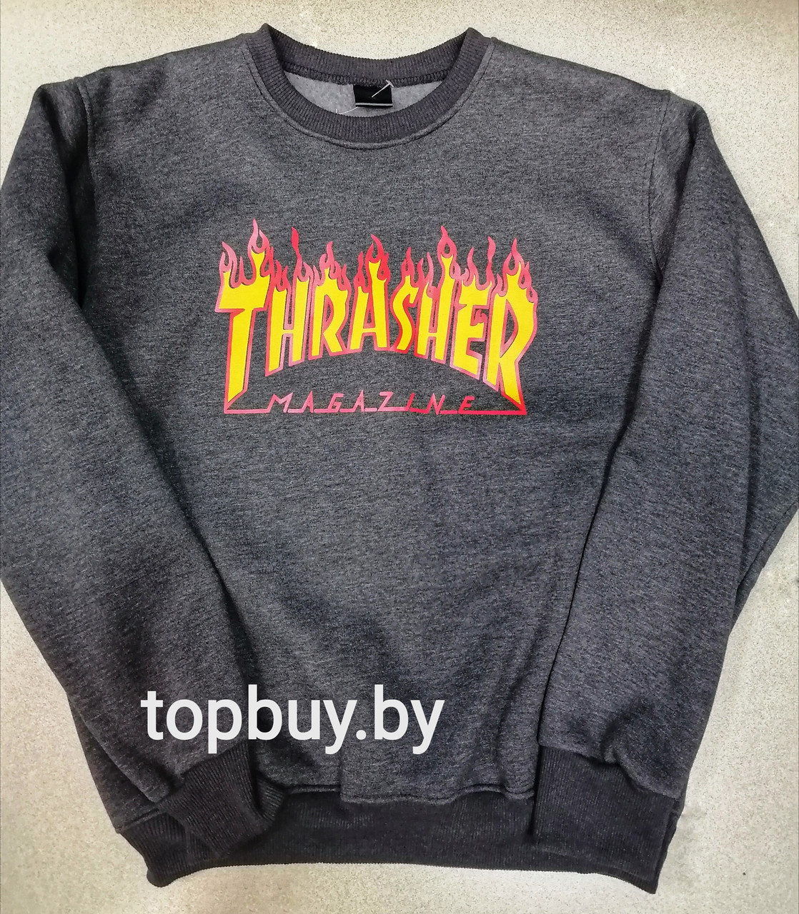 Свитшот с принтом "THRASHER". - фото 2 - id-p184772250