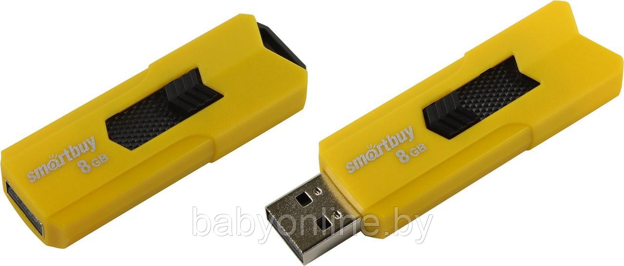 USB накопитель Smartbuy 8GB Stream Yellow арт SB8GBST-Y - фото 2 - id-p184774867
