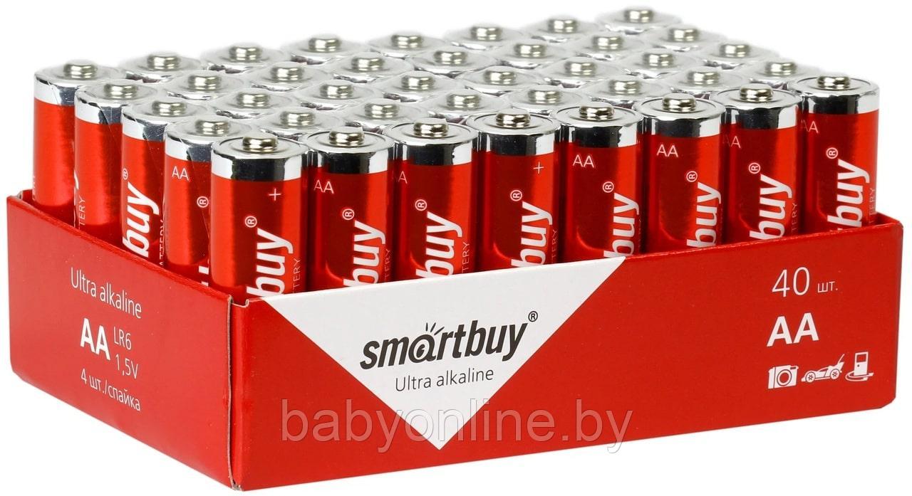 Батарейка алкалиновая Smartbuy LR6/40 Bulk арт SBBA-2A40S