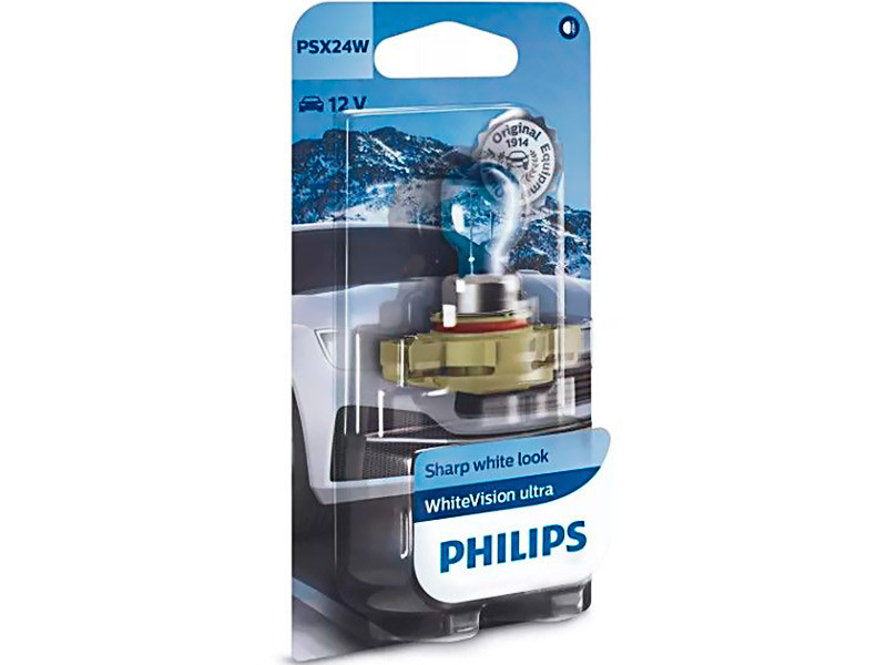 Philips WhiteVision Ultra PSX24W 12V-24W (PG20/7) 12276WVUB1